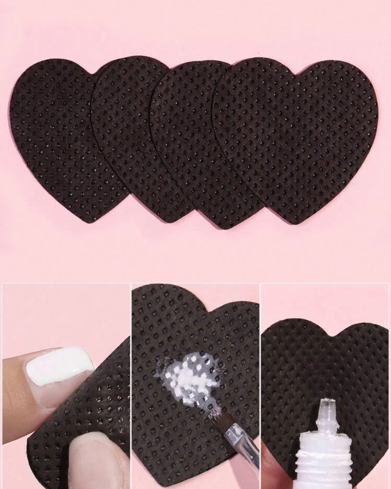 Lint-free nail wipes